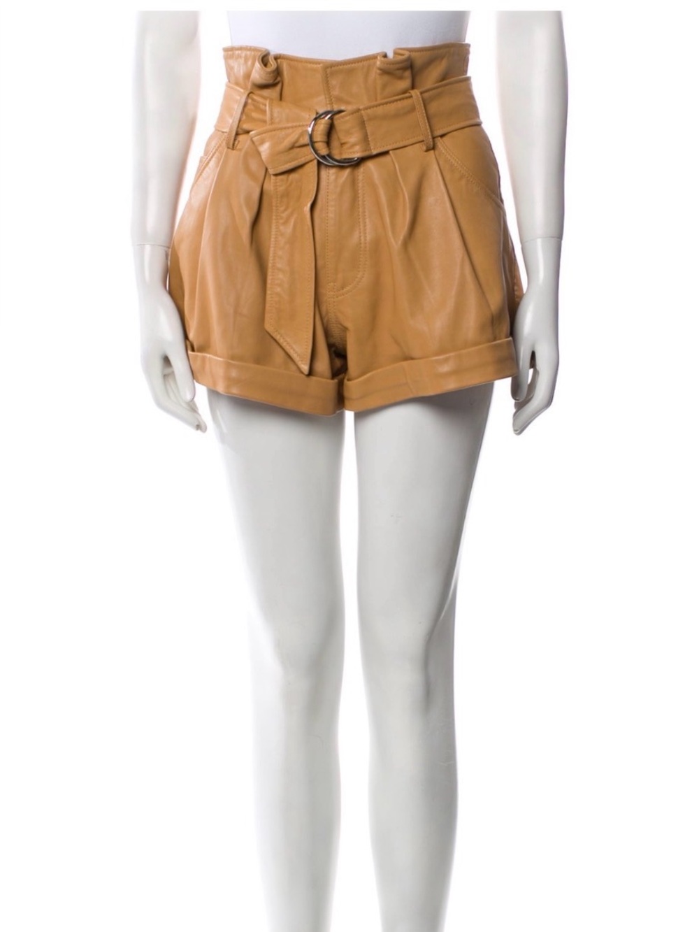 NWOT Marissa Webb genuine leather shorts size 0